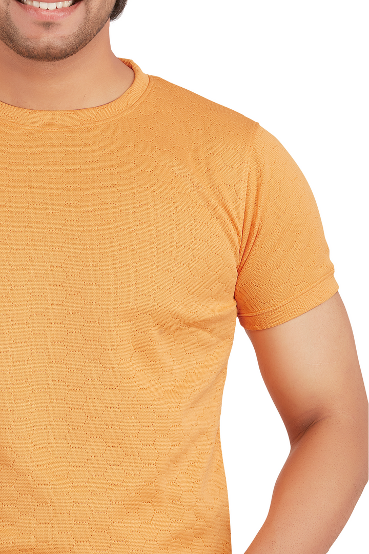 Texture Musturd HexKnit Round Neck